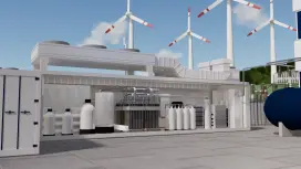 容器内的Hybrion PEM电解堆